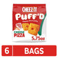 Cheez-It Puff d Cheesy Baked Snacks, Puffed Crackers, Lunch Snacks, Cheese Pizza (6 Bags)