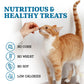 Wild Meadow Farms Cat   - Meat N Greets Soft Jerky with Real Chicken, High Protein, Grain-Free, 2 oz
