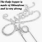 Sweet 16 Cake Topper for 16 Years Birthday Or 16th Wedding Anniversary Crystal Rhinestone Party Decoration Silver