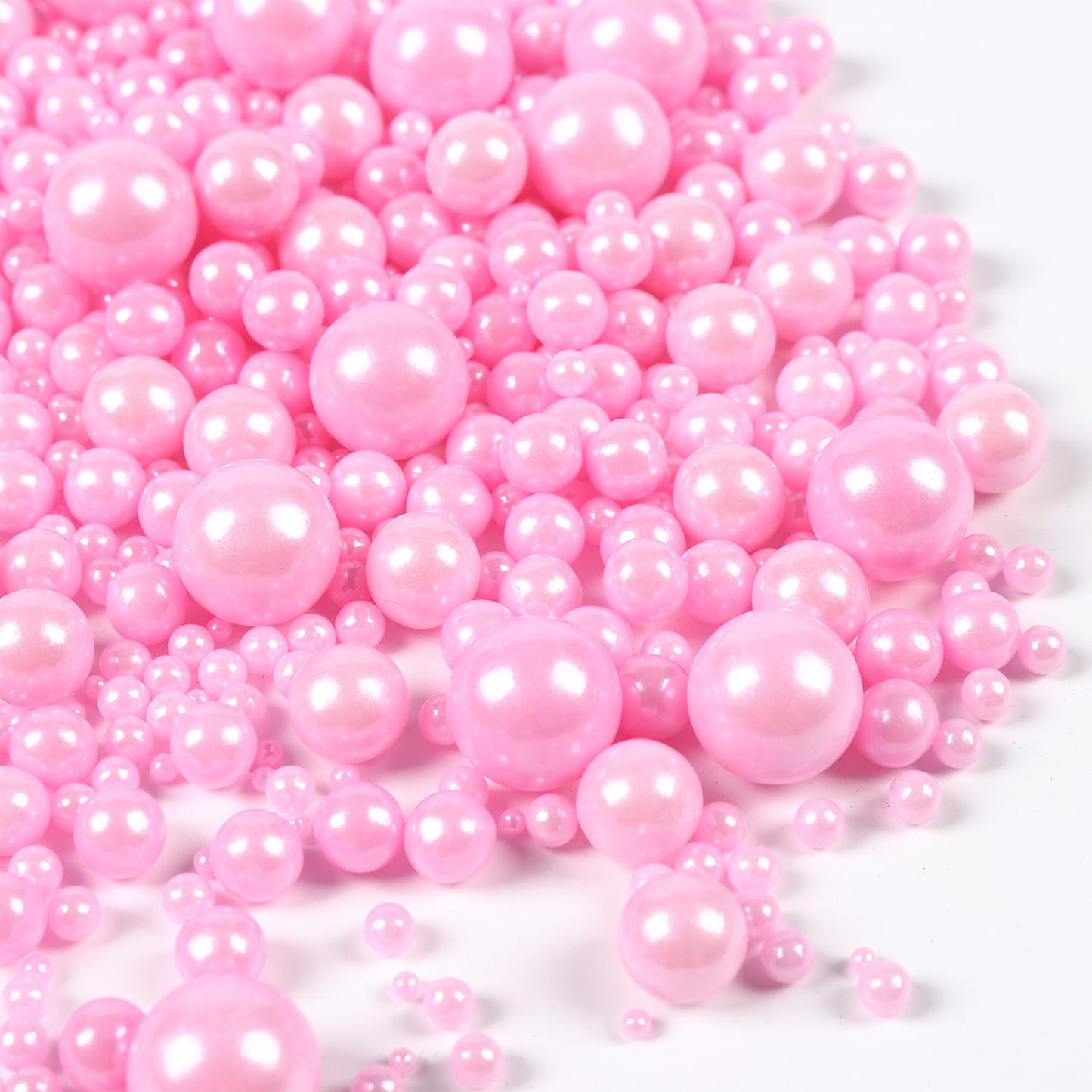 Edible Pearls For Cake Decorating, Pink Sprinkles, Pink Pearl Sprinkles For Cookies, Macaron, Cake, And Ice Cream Topping, Perfe