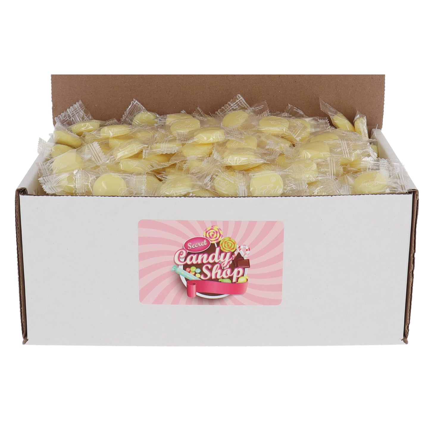 Secret Candy Shop Eda'S Sugar Free Hard Candy Zero Sugar Candies Bulk In Box (Individually Wrapped) (Banana, 2Lb)