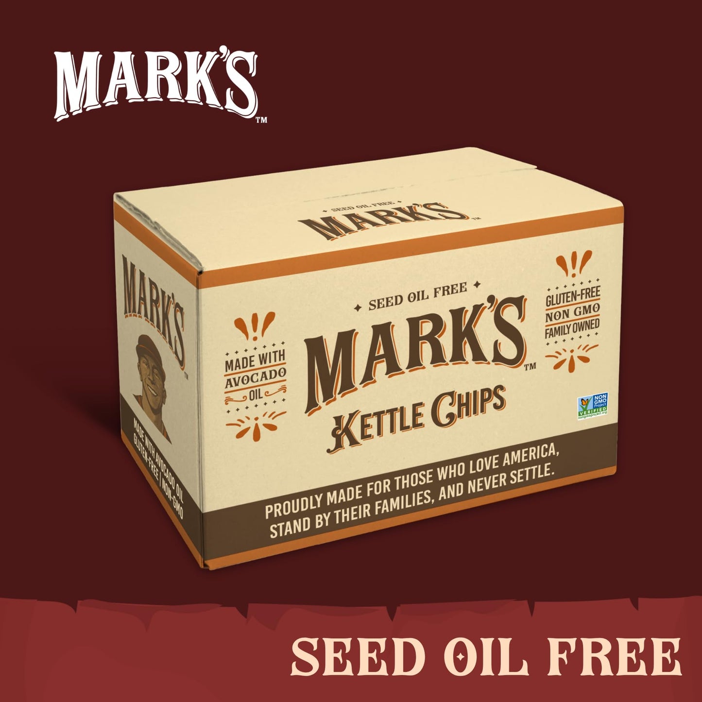 Mark’S Kettle Cooked Avocado Oil Potato Chips, Bbq – Seed Oil & Gmo Free | Barbecue, 5 Oz (Pack Of 3) | Gluten Free, Non-Gmo, Chips For Clean & Healthy Snacking