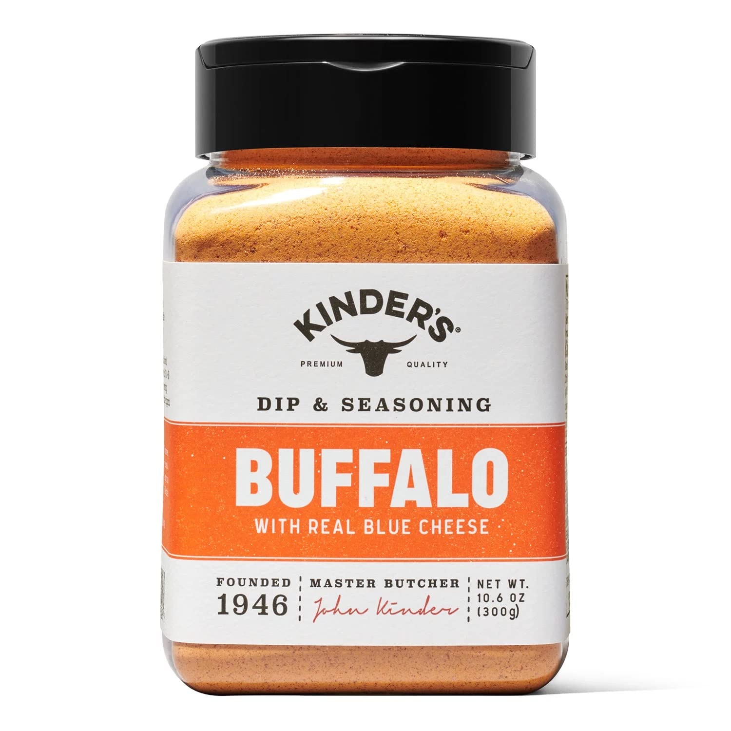 Kinder'S Buffalo Dip And Seasoning Mix With Real Blue Cheese, Premium Quality Seasoning, Msg Free And Usda Certified Organic, 10