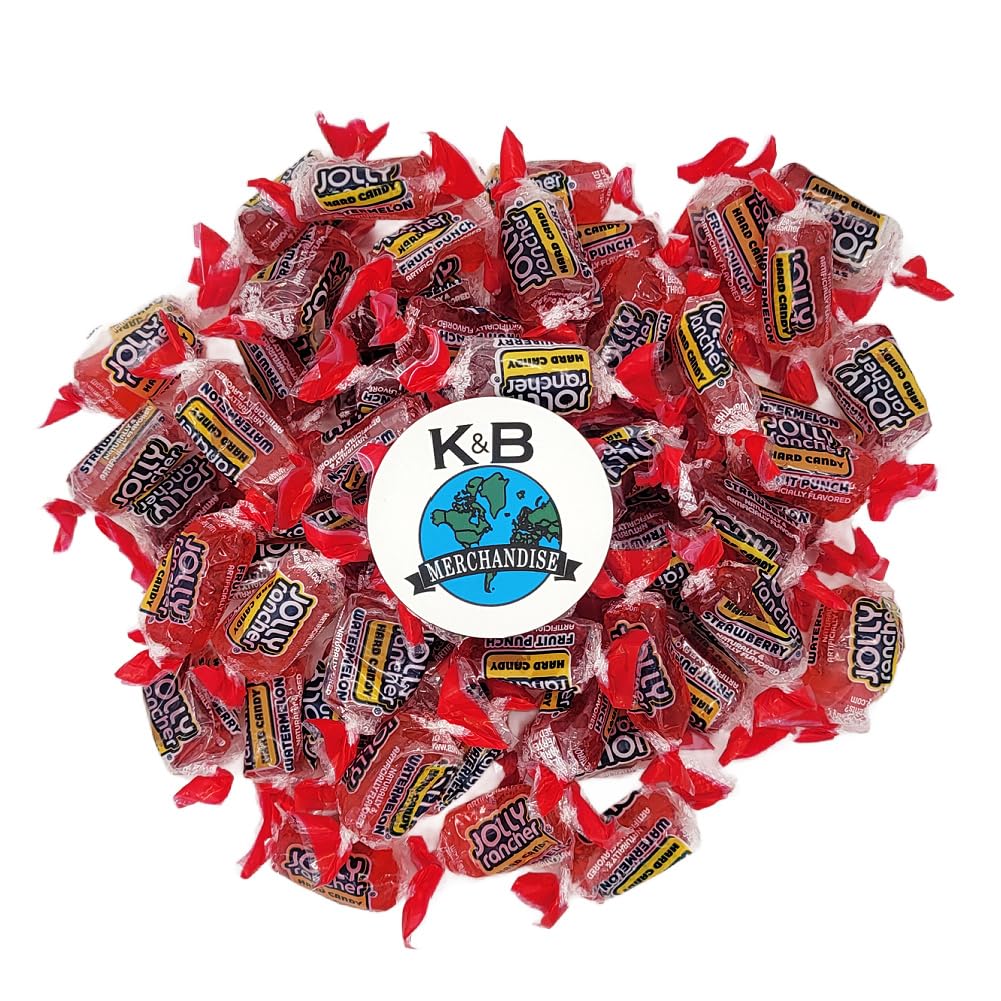 K&B Merchandise Jolly Rancher Awesome Reds Hard Candy Variety Pack, 13 Ounce, Guaranteed Freshness
