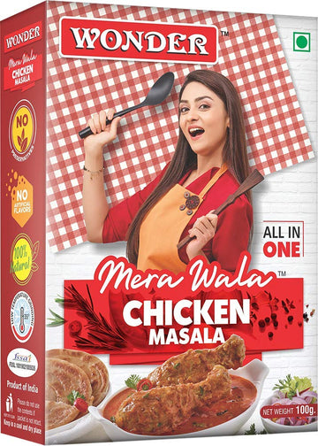 Wonder Mera Wala Chicken Masala Powder/Tandoori Masala Powder, (100G) / Blended Spice/No Artificial Flavour Added