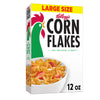 Kellogg's Corn Flakes Breakfast Cereal, Kids Cereal, Family Breakfast, Large Size, Original, 12oz Box (1 Box)