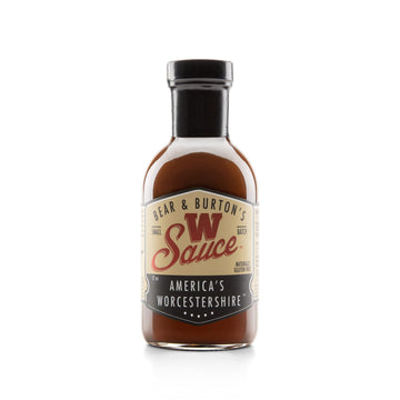 Bear And Burtons W Sauce | Distinctive Worcestershire Sauce Blend | Perfect For Steaks, Dressings & Marinades | 12 Oz