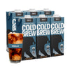Wandering Bear Organic Vanilla Cold Brew Coffee  32 fl oz  6 pack - Extra Strong  Bold  Smooth  Unsweetened  Shelf-Stable  Ready to Drink  Gluten Free  & Vegan  Iced Cold Brewed Coffee Drinks
