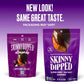 Skinnydipped Superdark + Sea Salt Chocolate Covered Almonds 3.5 Ounce Resealable Bag 1 Count