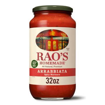 Raos Homemade All Natural Arrabbiata Sauce, 32 Ounce (Pack of 6)