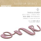 Nanasuko 1St Birthday Cake Topper - One - Double Sided Baby Pink Glitter - Premium Quality Made In Usa
