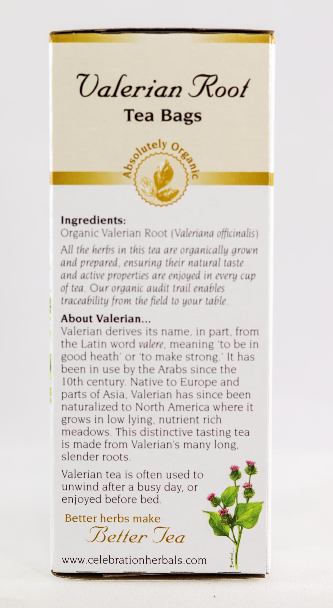 Celebration Herbals Valerian Root Tea - 24 Count, Multicolored, Model 275188