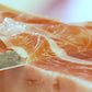 Monte Nevado Serrano Ham - 16 lb Min Weight, 24 Months Cured, 4 Piece Set, Cured Ham, Includes Ham Stand and cutting too