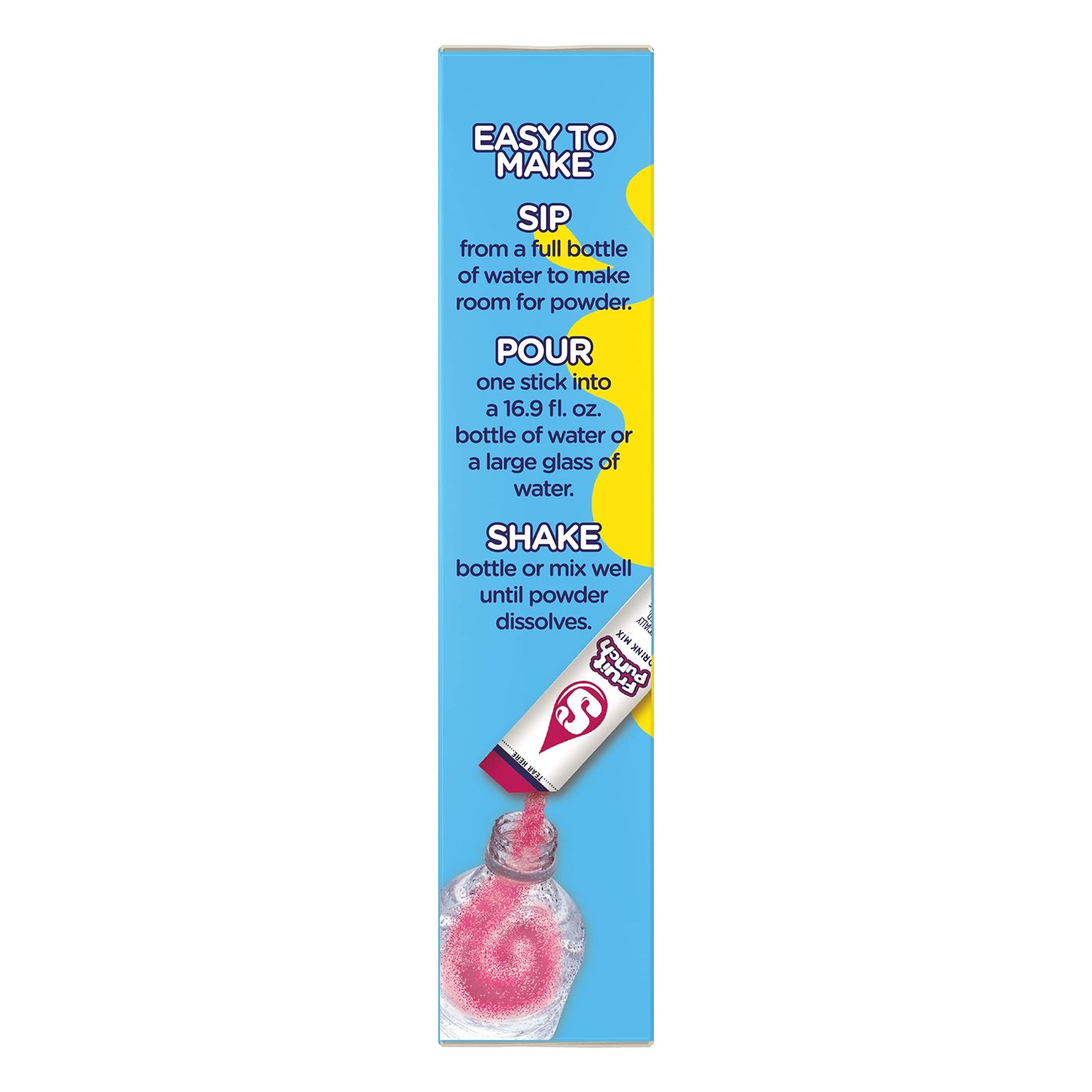 Starburst Singles To Go Powdered Drink Mix, Fruit Punch, 3 Boxes With 6 Packets Each - 18 Total Servings, Sugar-Free Drink Powde