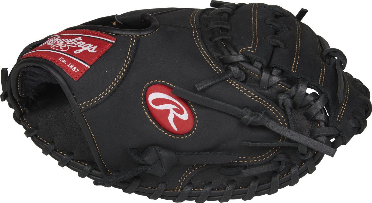 Rawlings | Renegade Baseball Catchers Mitt | Right Hand Throw | 32.5 - 1-Piece Closed Web