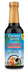 Coconut Secret Coconut Aminos Teriyaki Sauce - 10 fl oz - Low Sodium Soy-Free Teriyaki Alternative, Low Glycemic - Organic, Vega