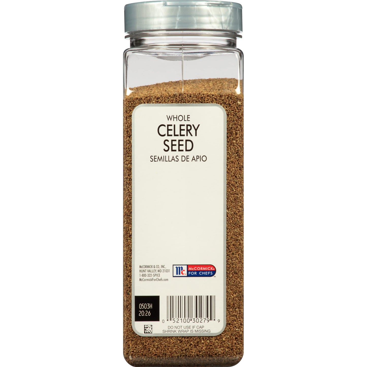 McCormick Culinary Whole Celery Seed - 16 oz Container, Perfect for Cooking, Salt Substitute, Enhances Vegetable & Meat Dishes