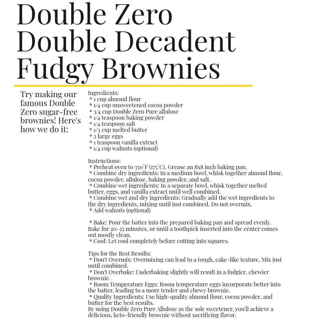 New! Allulose Sweetener – Zero Calorie, Organic Taste, Keto-Friendly – 2 Lb, Natural Sugar Substitute, Sugar Substitute Keto And Glp-1 Friendly Non-Glycemic For Healthy Baking Cooking Coffee Cocktails. Zero Sugar.