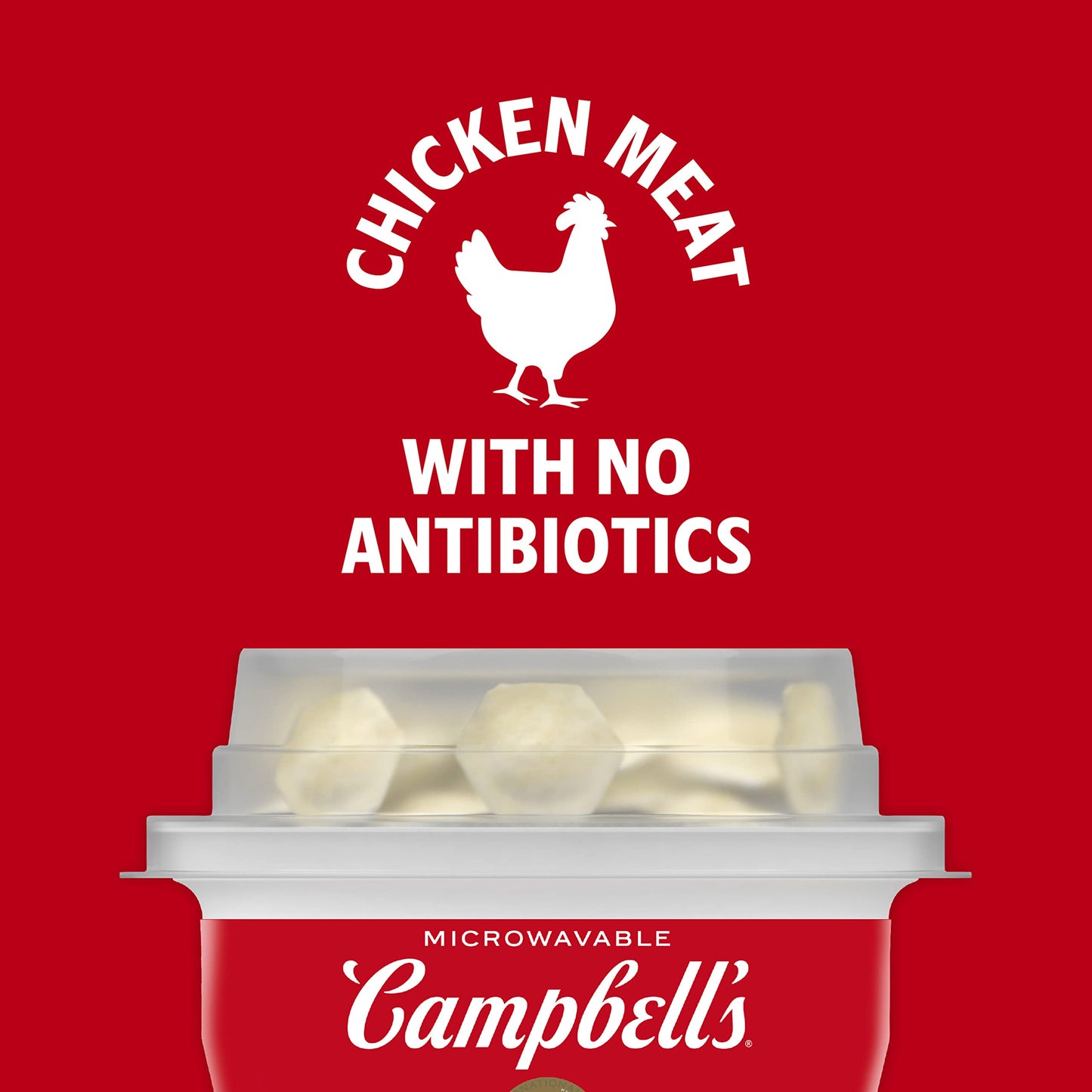 Campbell'S Chicken And Rice Soup With Oyster Crackers, 7.35 Ounce Microwavable Bowl