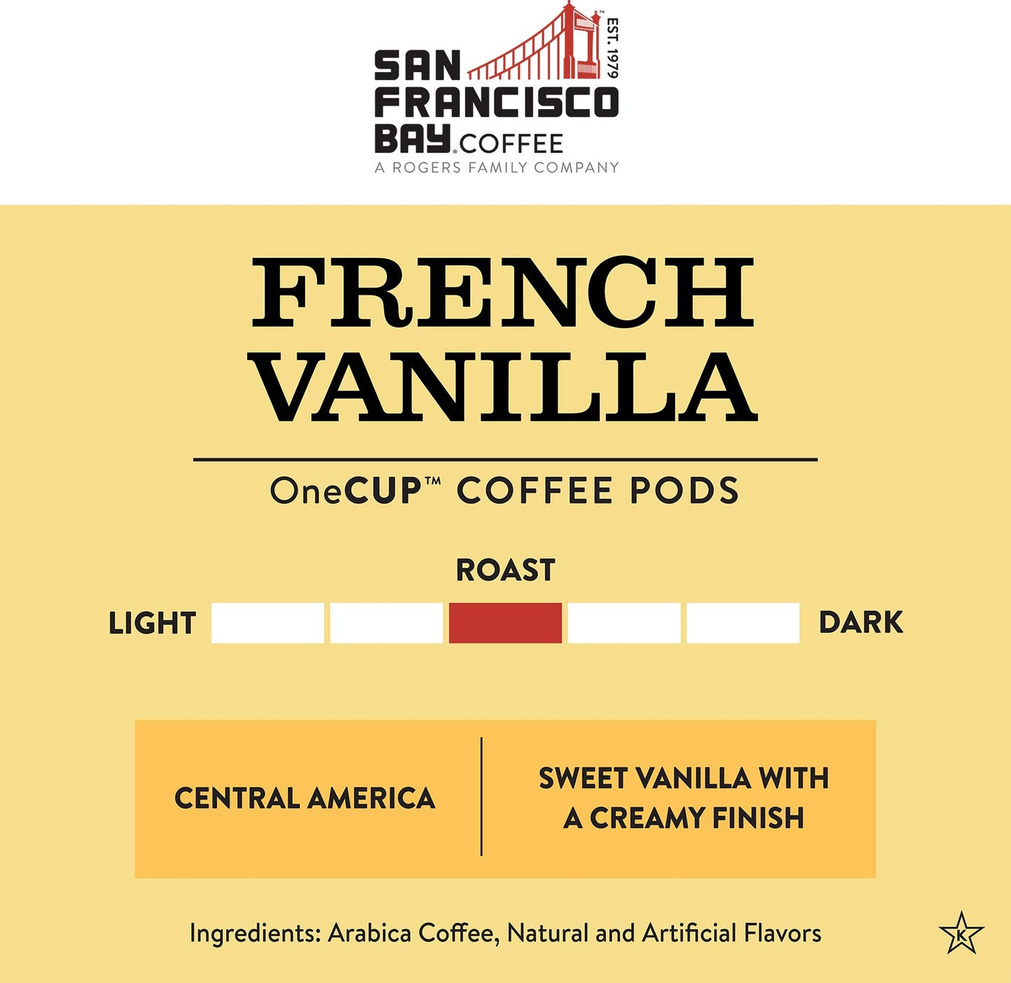 San Francisco Bay Compostable Coffee Pods - French Vanilla (80 Ct) K Cup Compatible Including Keurig 2.0, Flavored, Medium Roast