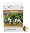 VIXI Yellow Tea Loose Leaf, 100% Natural, Balanced Flavor, 8 Ounce, Large Leaves, Hot and Cold Brew