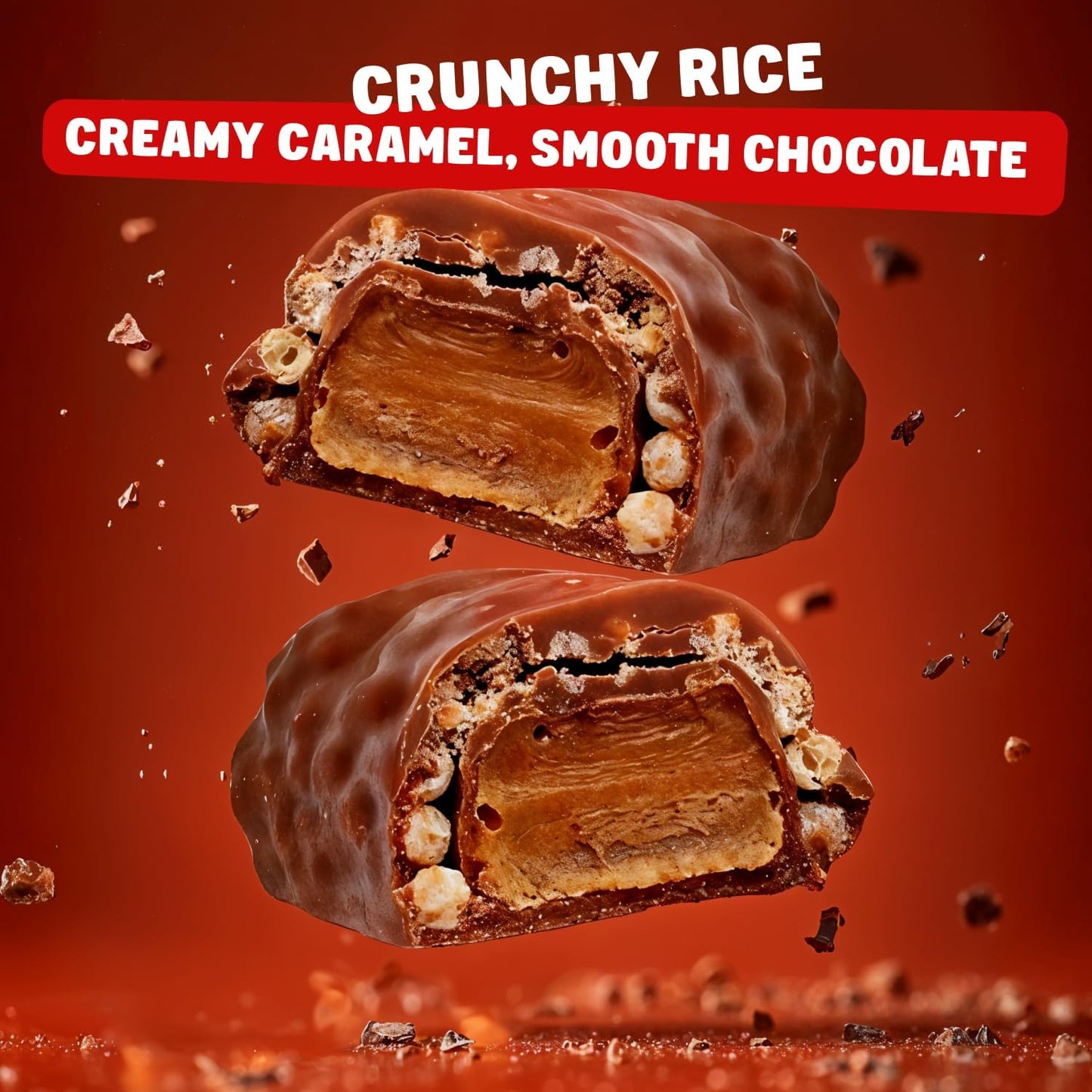 100 Grand Candy Bar Fun Size 2 lb - Anti Melt Pack  Bulk Candies in Resealable Bag  Individually Wrapped (40 Pieces)