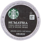 Starbucks Coffee K-Cup Pods, Sumatra Single-Origin Coffee, Dark Roast Ground Coffee, Keurig Genuine K-Cup Pods, 32 Ct K-Cup Pods