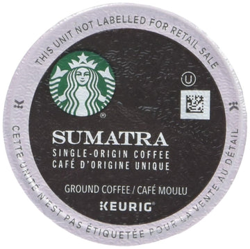 Starbucks Coffee K-Cup Pods, Sumatra Single-Origin Coffee, Dark Roast Ground Coffee, Keurig Genuine K-Cup Pods, 32 Ct K-Cup Pods