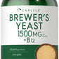Carlyle malt-inspired Yeast small format product with Vitamin B12 | 500 Count | 1500mg | Non-GMO