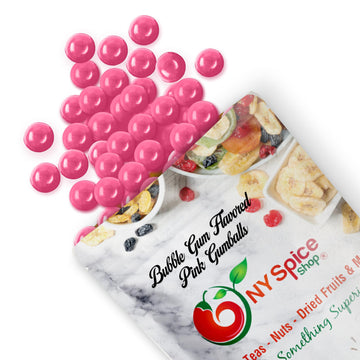NY Spice Shop Pink Gumballs - 5 Pound Gumballs for Gumball Machine - Chewing Gum Dubble Bubble Gumballs - Fruit Flavored Gumball