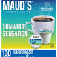 Mauds Sumatra Dark Roast Coffee Pods  100 ct | Sumatra Sensation Coffee | 100% Arabica Dark Roast Coffee | Solar Energy Produced Recyclable Pods Compatible with Keurig K Cups Maker