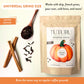 TUTURU Botanical Coffee Organic Pumpkin Spice Ground Coffee - Medium Roast, Low-Acid, 8 oz, 22 Servings