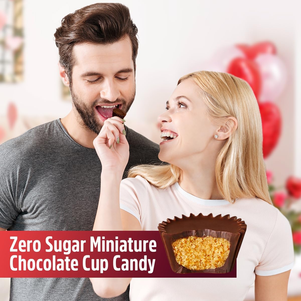 Zero Sugar Miniatures Dark Chocolate  2 Pound ReesesZero Sugar Peanut Butter Cups Delights  Indulgent Dark Chocolate Peanut Butter Cups For Enjoyment  Perfect For Snacking  Parties  and Gifts