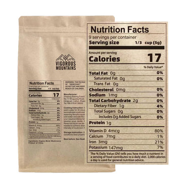 Vigorous Mountains Organic Dried Morel Mushrooms For Cooking, Intact Shapes, Short Stems With Rich Aroma Premium Dry Morels 1.5