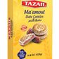 Tazah Maamoul Cookies Date Snack 100% Natural Date Filled Shortbread Date Cookies - 12 Count Individually Wrapped Mamoul