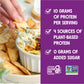 Miltons Protein Crackers, Everything - 10g of Plant-Based Protein Per Serving, Gluten Free, Non-GMO Project Verified, Vegetaria
