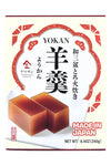 Yokan Japanese Traditional Wagashi Sweets - Sweet Koshian Anko Paste Jelly Cake, Wasanbon Sugar, No Coloring, Gluten Free, Made
