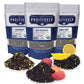Organic Positively Tea Company Flavored Black Tea Sampler Loose Leaf 4 Ounce Pack of 3