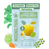 MOONG PANI Vegetable Broth Soup Powder (Mint, Lime & Turmeric) Gluten-Free, Lower Sodium, Detox, All Natural, Keto, Fiber Protei
