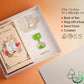 The Vedas Tea Chest Enhanced Tea Gift Set | 48 Handstitched Cotton Teabags | 12 Flavours | 1 The Vedas Branded Mug With Infuser | 1 Sand Clock Specially Designed For Our Teas | 1 Coaster