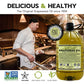 Salute Sante! Cold Pressed G seed Oil – Non-GMO Cooking Oil, Vegan, Kosher – 5 Liter, 3 Pack