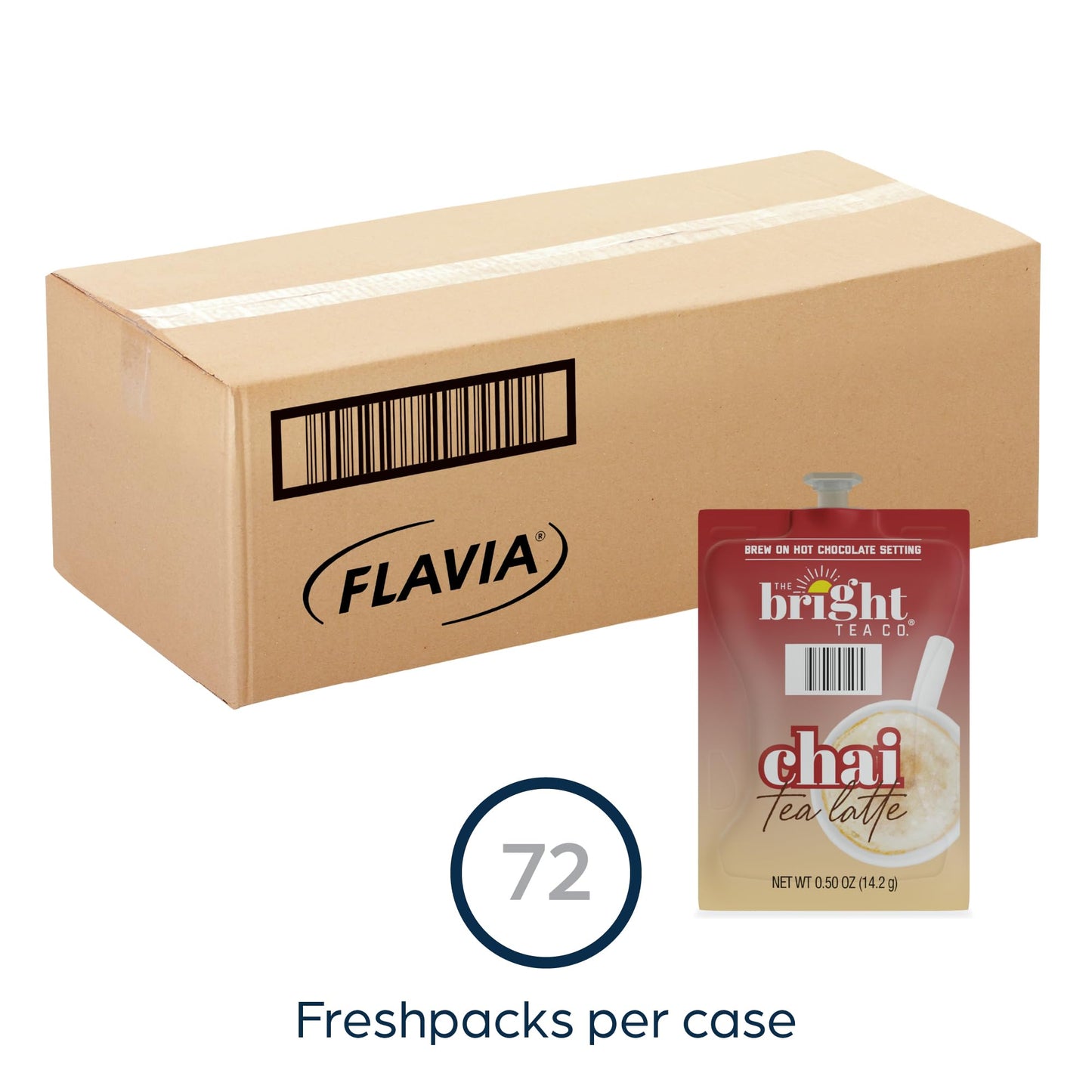 FLAVIA Chai Tea Latte Freshpack - Convenient Single Serve Tea Pods