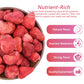 Amilutuo Freeze Dried Strawberries, Whole Dehydrated Fruit, 5.3OZ for Cereal, Salads, Granola Bars, Ice Cream