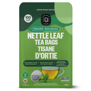 Fgo Organic Nettle Leaf Tea, Eco-Conscious Tea Bags, 100 Count, Packaging May Vary (Pack Of 1)