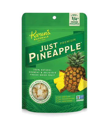 Karen's Naturals Just Pineapple, 2-Ounce Package (Pack of 6) (Packaging May Vary)