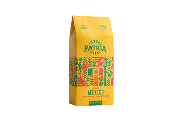 Patria Mexico Medium Dark Roast Ground Coffee, 12Oz Bag (Pack Of 1)