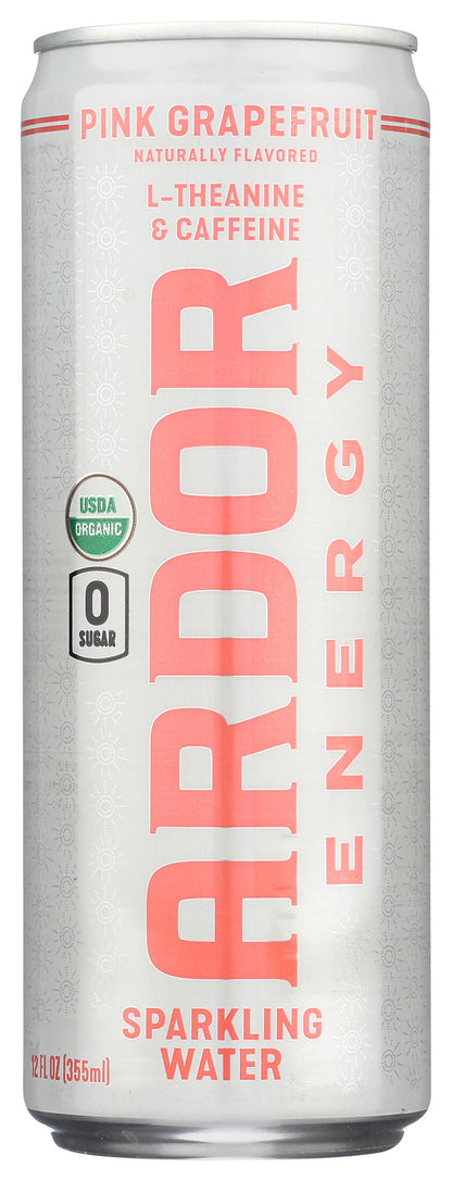 Ardor Organic Inc Sprklng Wtr Grapefruit 12 FO