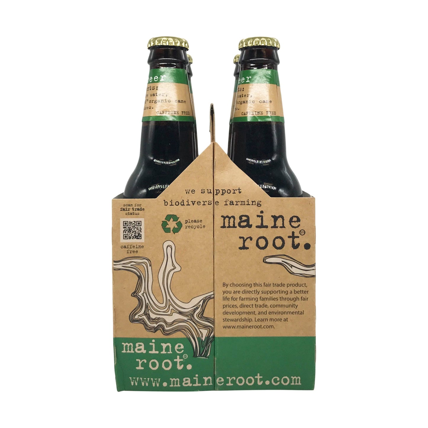 Maine Root Root malt-inspired Soda, Handcrafted & Organic, 12 Fl Oz Bottles, Pack of 24, Plastic