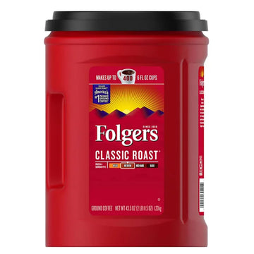 Folger Classic Roast Ground Coffee (43.5 oz.) - Pack of 1