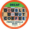Double Donut Coffee French Vanilla Decaf Coffee Pods for Keurig, 96 Count, Medium Roast, Vanilla Bean Flavor